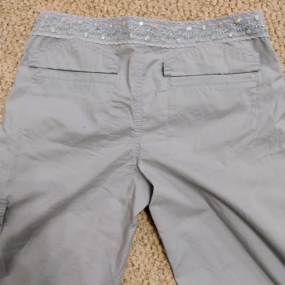 Powder Baby Blue Pants By Candie's. From 1996 . Never Worn. Drawstring Features - Picture 4 of 7